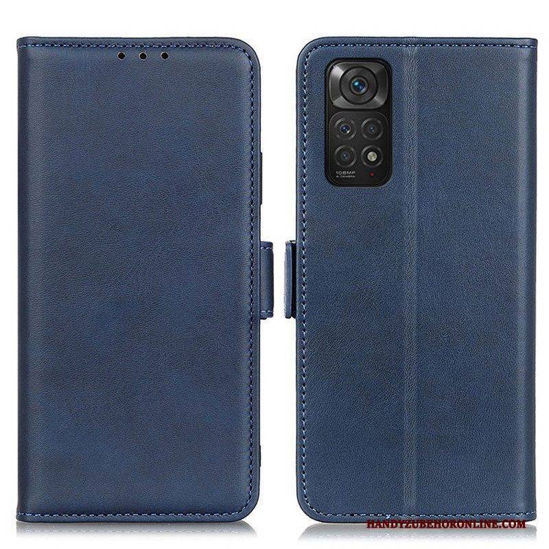 Lederhüllen Für Xiaomi Redmi Note 11 / 11S Flip Case Doppelte Klappe