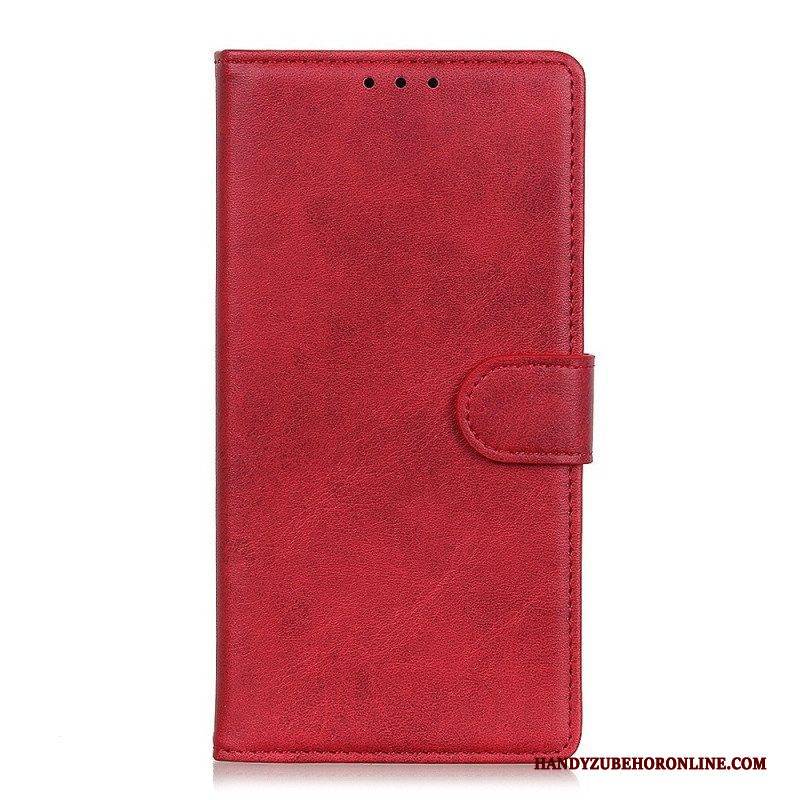 Lederhüllen Für Xiaomi Redmi Note 12 4G Mattes Kunstleder