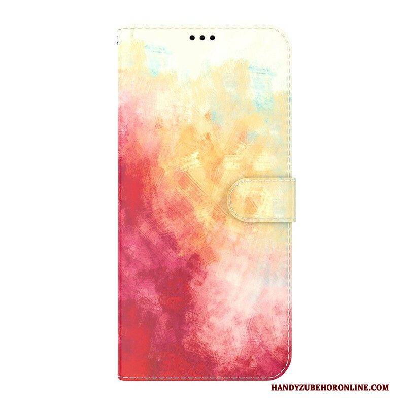 Lederhüllen Für iPhone 13 Mini Aquarell