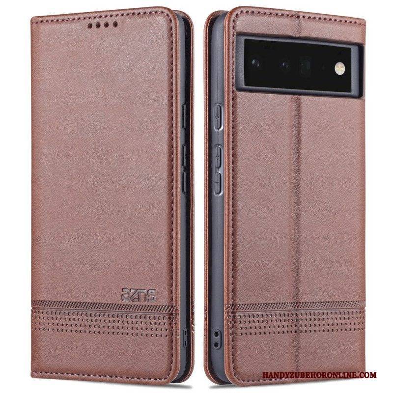 Schutzhülle Für Google Pixel 6 Flip Case Azns Leder-styling