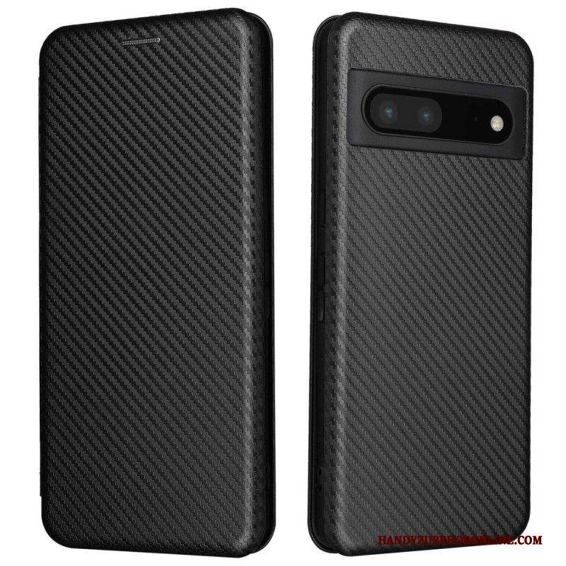 Schutzhülle Für Google Pixel 7 Pro Flip Case Kohlefaser