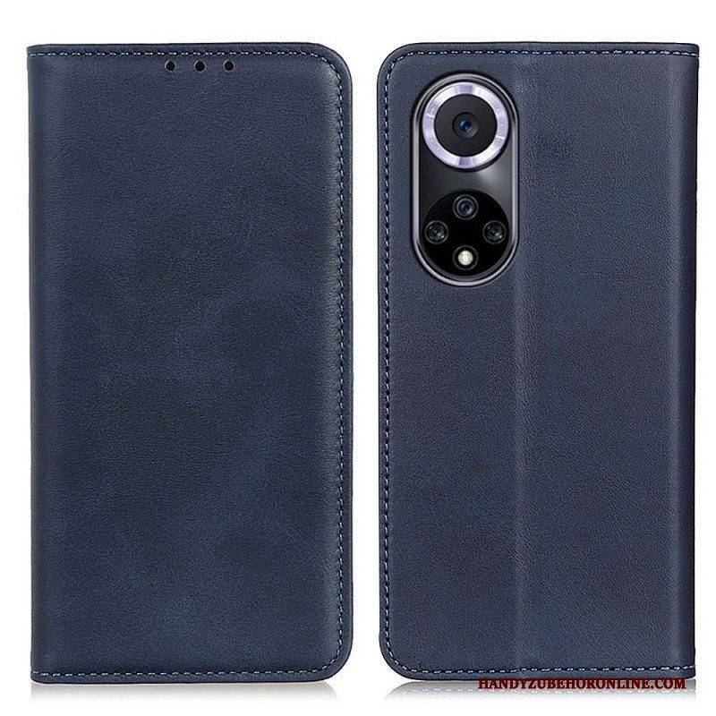 Schutzhülle Für Honor 50 Flip Case Elegantes Spaltleder