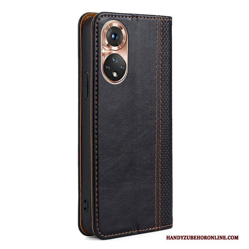 Schutzhülle Für Honor 50 Flip Case Vintage-lederstil