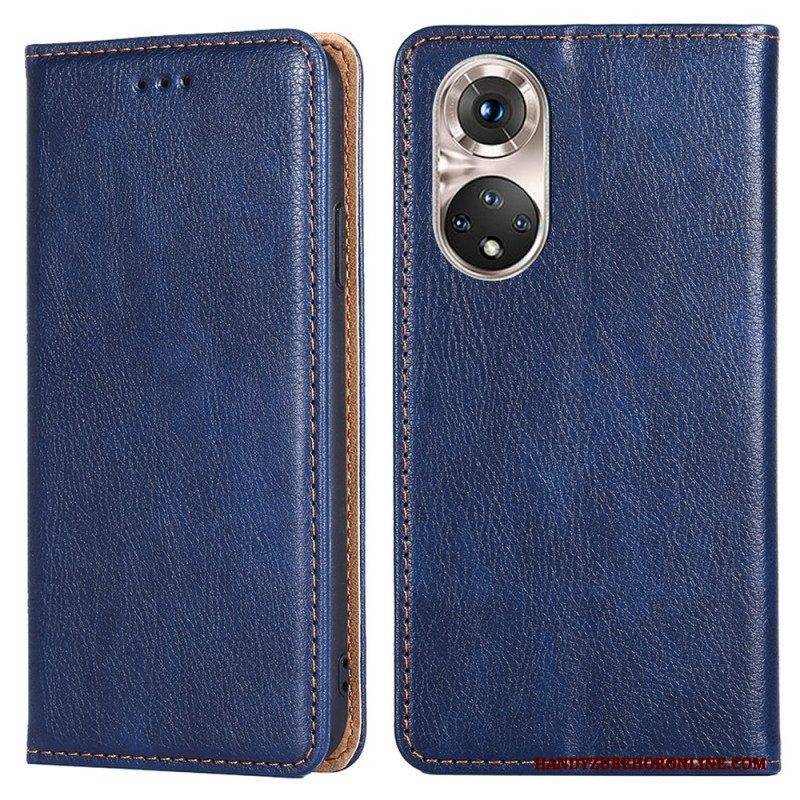 Schutzhülle Für Honor 50 Pro Flip Case Pro Style Vintage-leder