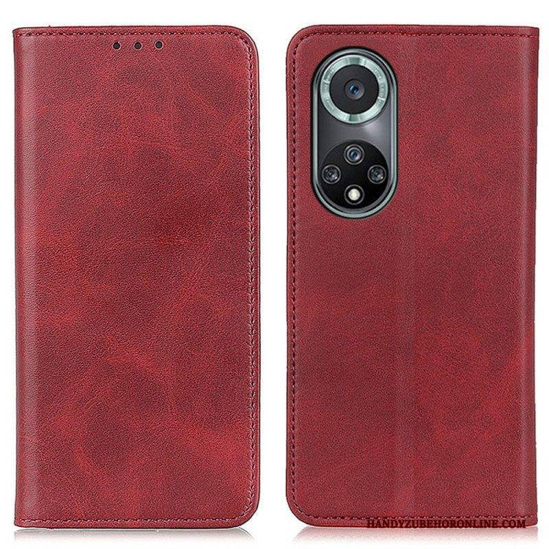 Schutzhülle Für Honor 50 Pro Flip Case Proleather Split Elegance