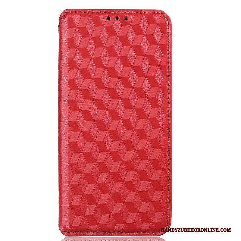 Schutzhülle Für Honor Magic 4 Lite 5G Flip Case 3d-textur Mit Ledereffekt