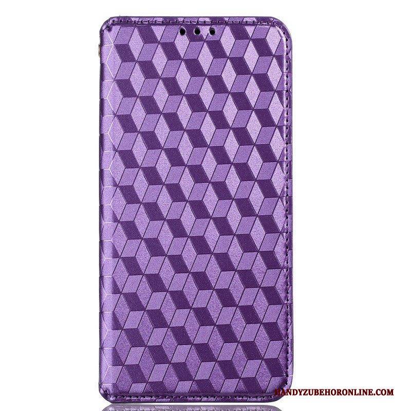 Schutzhülle Für Honor Magic 4 Lite 5G Flip Case 3d-textur Mit Ledereffekt