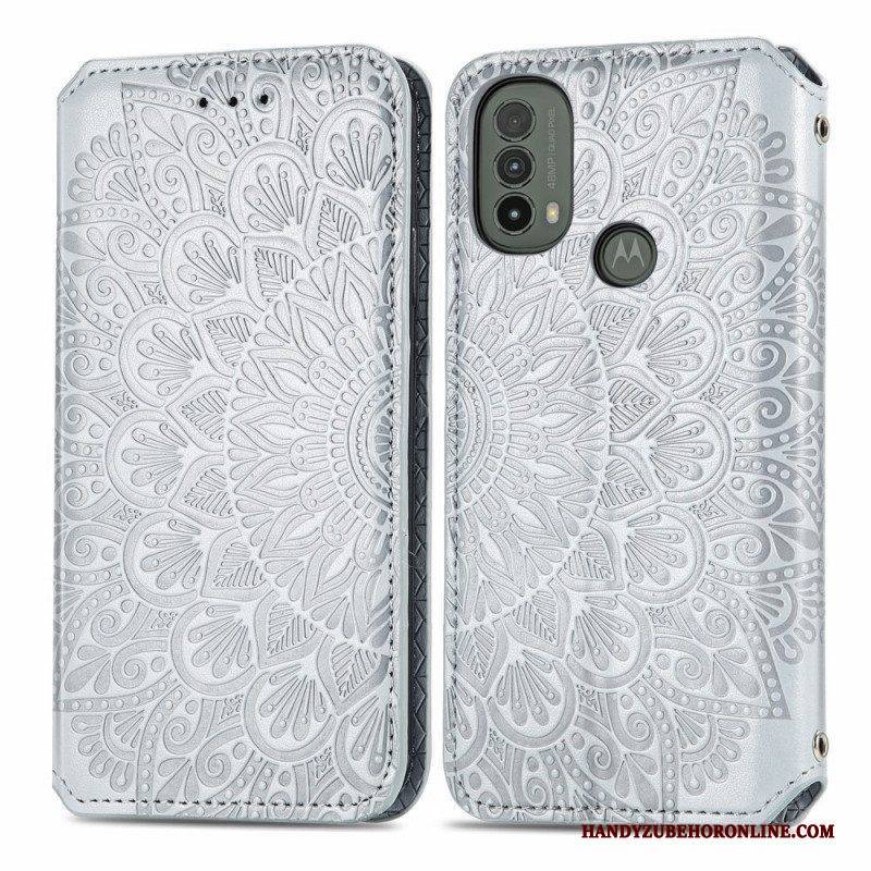 Schutzhülle Für Moto E40 / E30 / E20 Flip Case Mandala