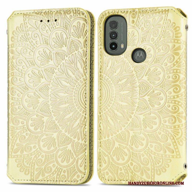 Schutzhülle Für Moto E40 / E30 / E20 Flip Case Mandala