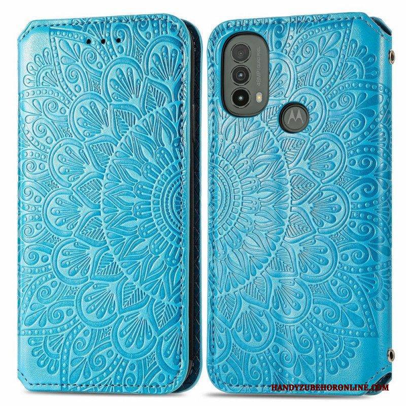 Schutzhülle Für Moto E40 / E30 / E20 Flip Case Mandala