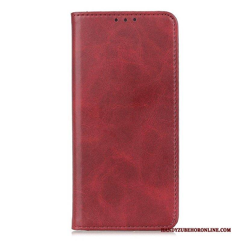 Schutzhülle Für Motorola Edge 40 Pro Flip Case Elegantes Spaltleder