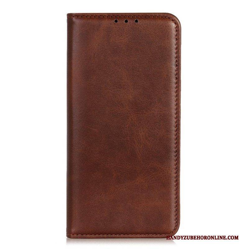 Schutzhülle Für Motorola Edge 40 Pro Flip Case Elegantes Spaltleder