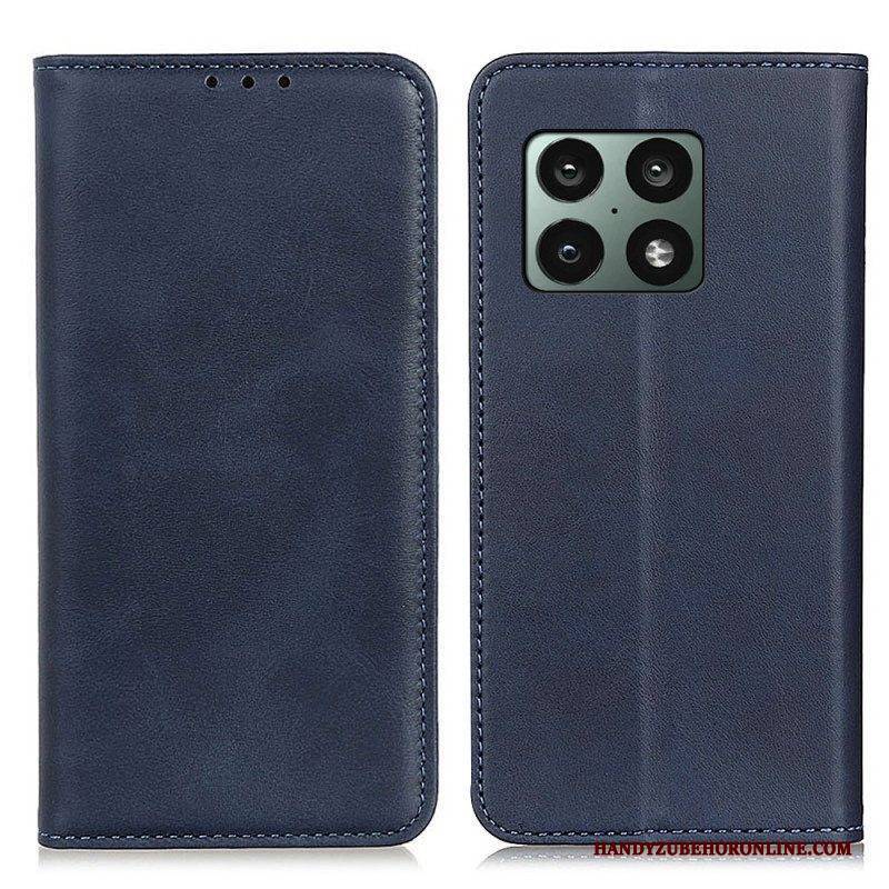 Schutzhülle Für OnePlus 10 Pro 5G Flip Case Elegantes Spaltleder