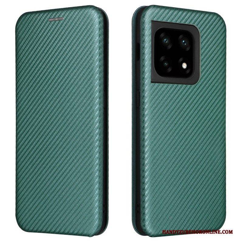 Schutzhülle Für OnePlus 10 Pro 5G Flip Case Kohlefaser