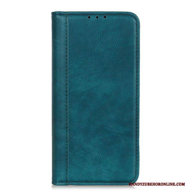 Schutzhülle Für OnePlus 10T 5G Flip Case Farbige Version Aus Spaltleder