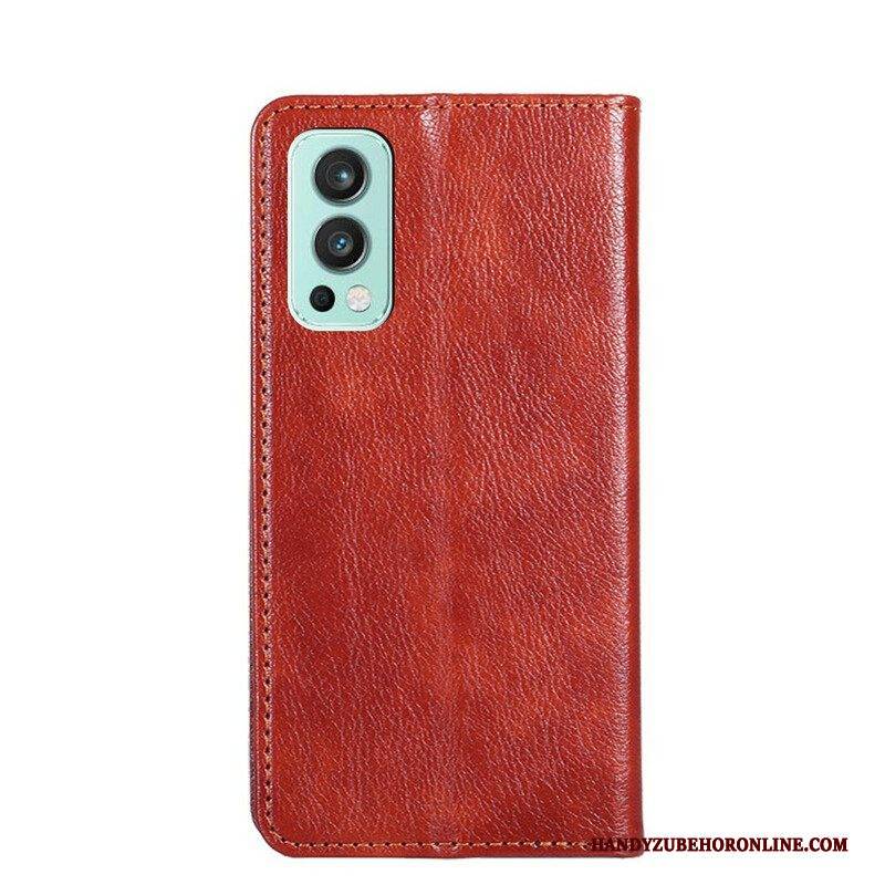 Schutzhülle Für OnePlus Nord 2 5G Flip Case Vintage-lederstil