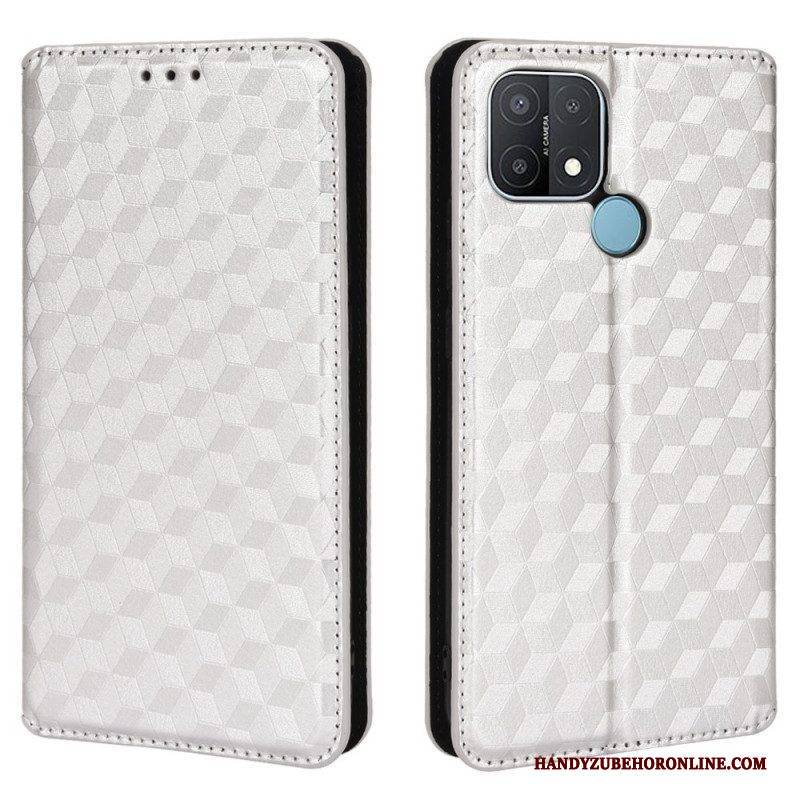 Schutzhülle Für Oppo A15 Flip Case Diamant-ledereffekt