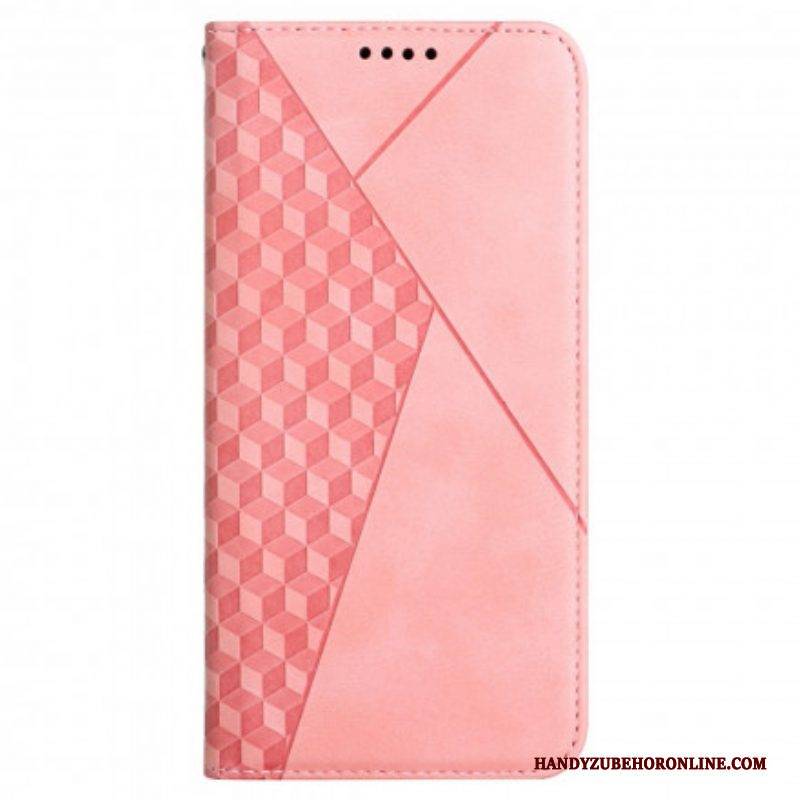 Schutzhülle Für Oppo A54 5G / A74 5G Flip Case Kubischer Skin-touch-stil