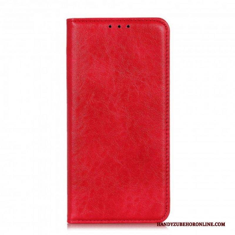 Schutzhülle Für Oppo A54 5G / A74 5G Flip Case Spaltleder-textur