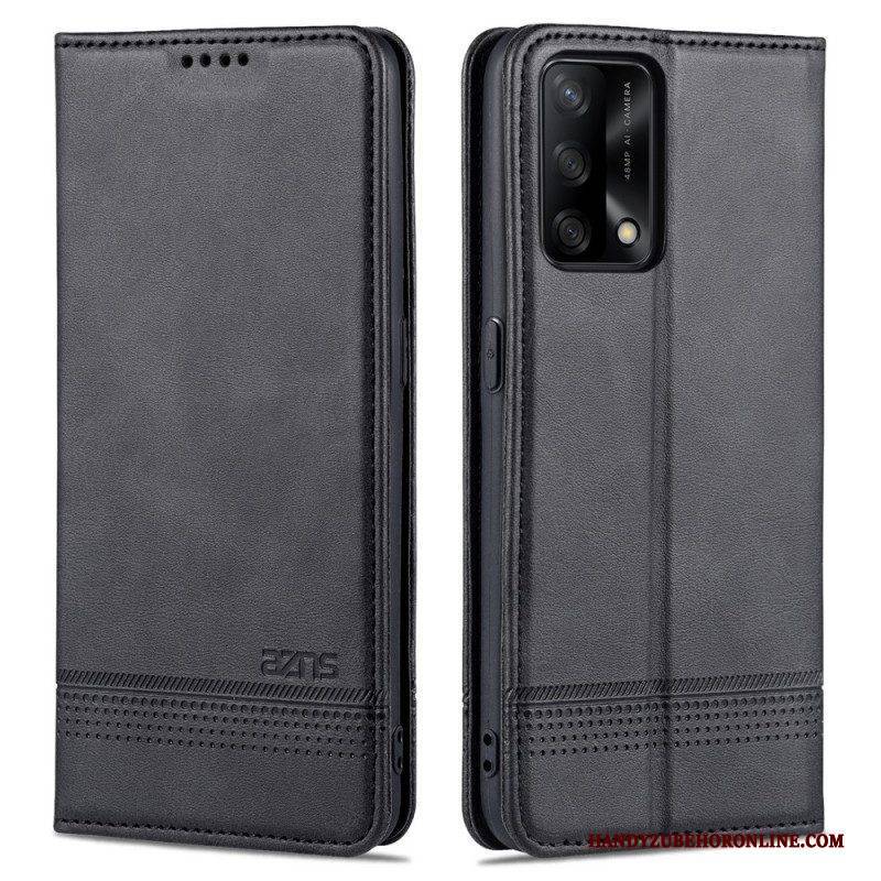 Schutzhülle Für Oppo A74 4G Flip Case Azns-kunstleder