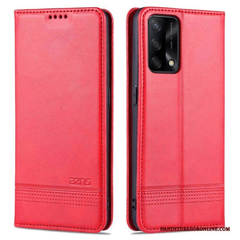 Schutzhülle Für Oppo A74 4G Flip Case Azns-kunstleder