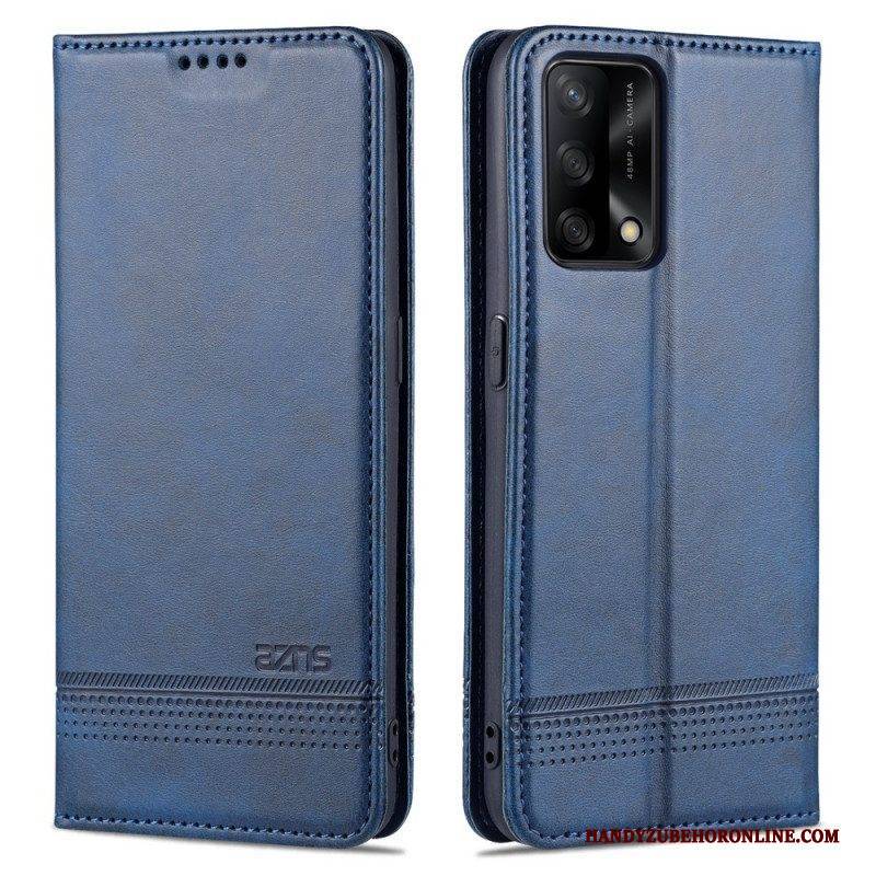 Schutzhülle Für Oppo A74 4G Flip Case Azns-kunstleder