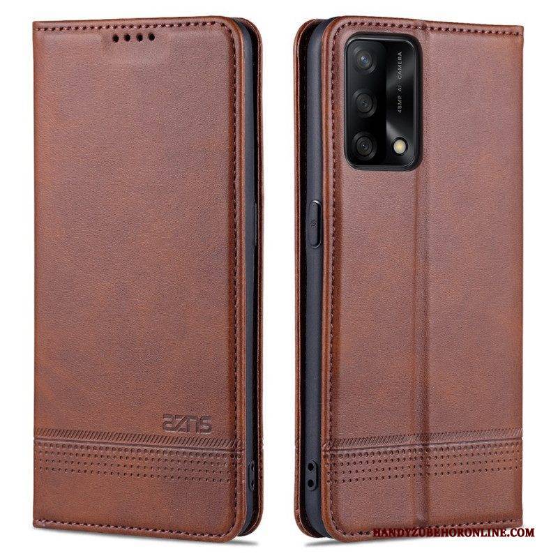 Schutzhülle Für Oppo A74 4G Flip Case Azns-kunstleder