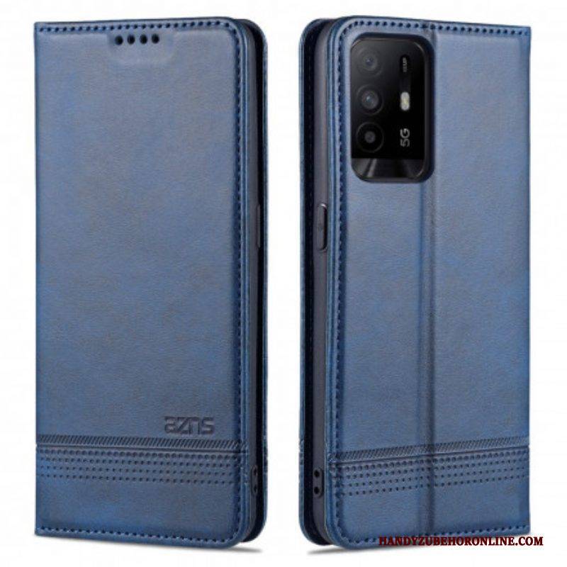 Schutzhülle Für Oppo A94 5G Flip Case Azns Leder-styling