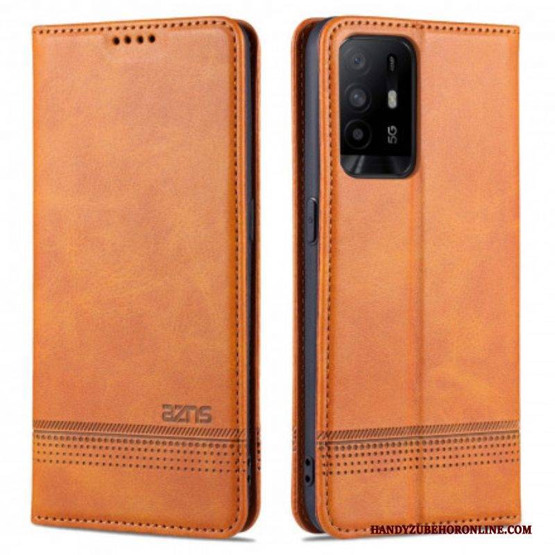 Schutzhülle Für Oppo A94 5G Flip Case Azns Leder-styling