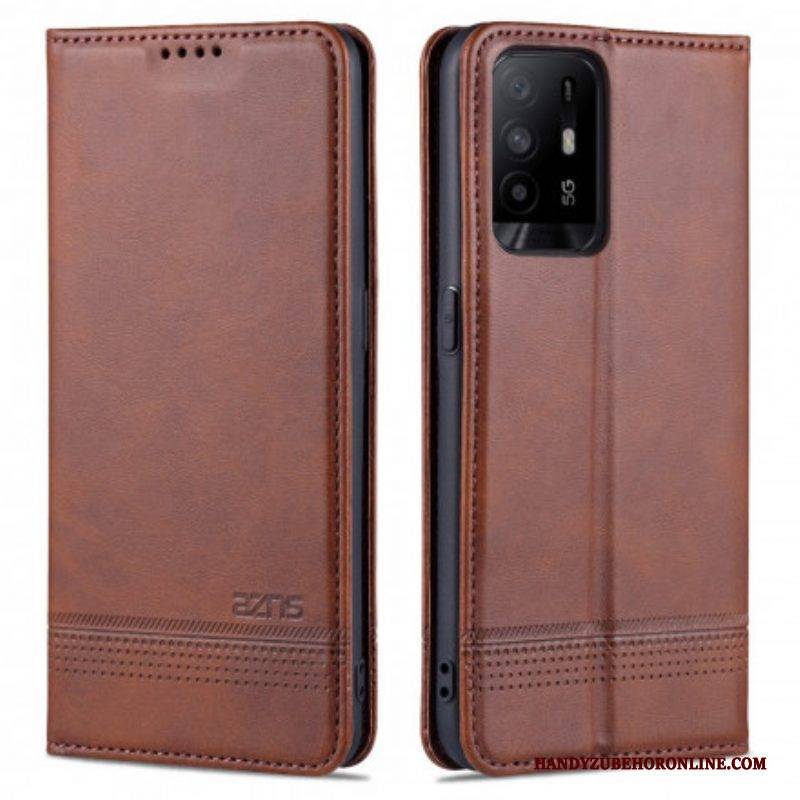 Schutzhülle Für Oppo A94 5G Flip Case Azns Leder-styling