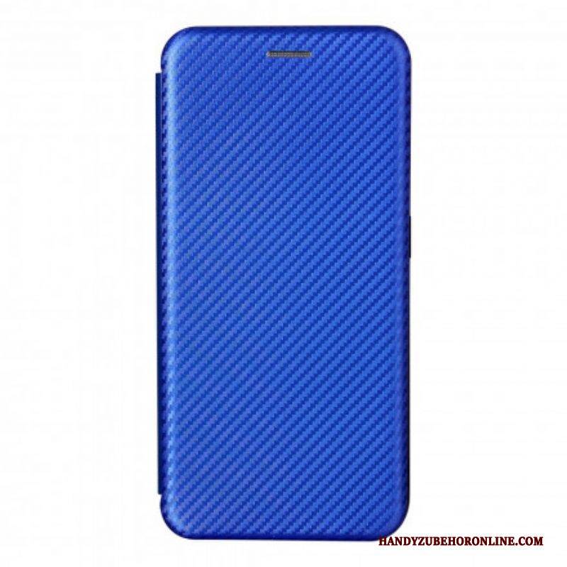 Schutzhülle Für Oppo A94 5G Flip Case Farbiges Carbon-silikon