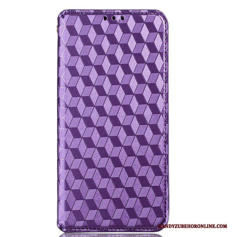 Schutzhülle Für Oppo Reno 6 5G Flip Case 3d-diamant-ledereffekt