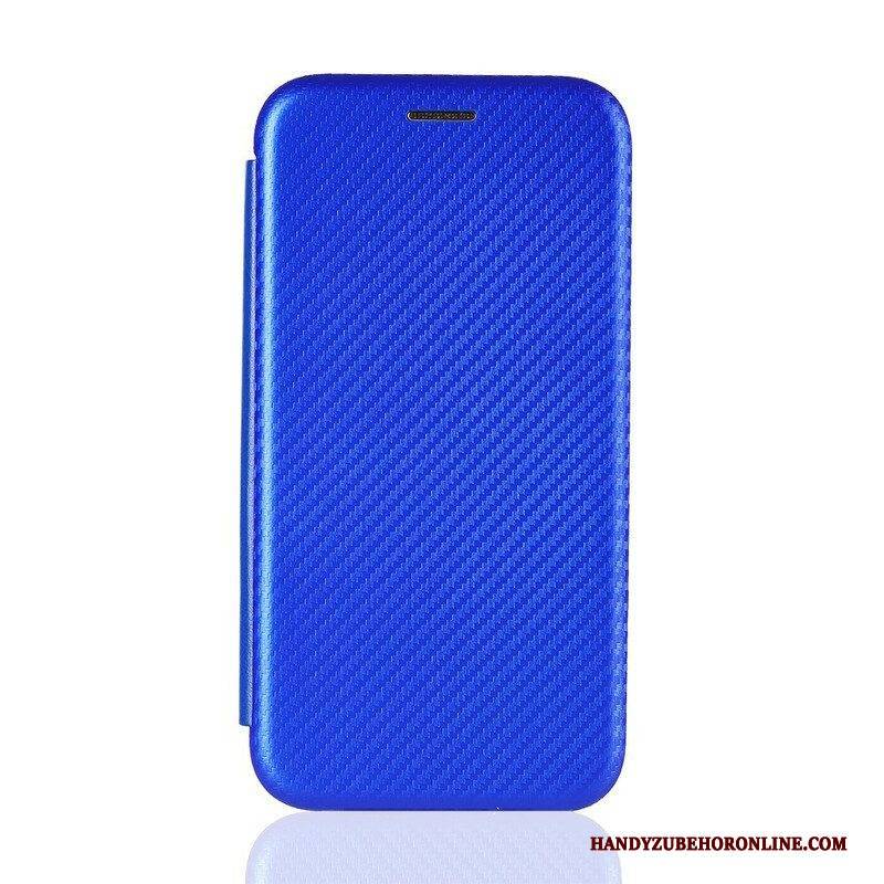 Schutzhülle Für Poco X3 / X3 Pro / X3 NFC Flip Case Kohlefaser Mit Stützring