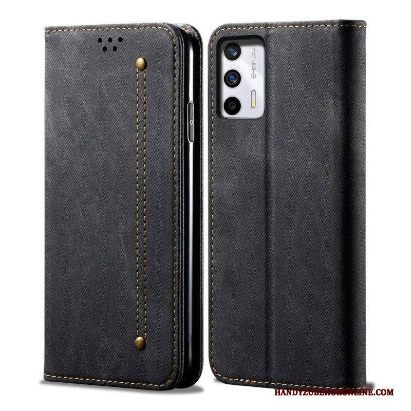 Schutzhülle Für Realme GT 5G Flip Case Denim-stoff