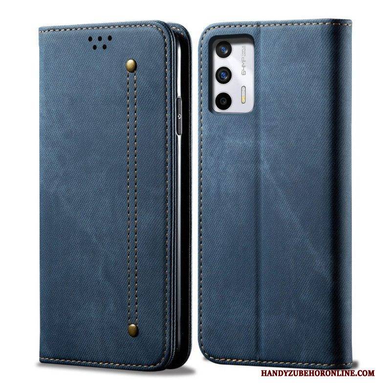 Schutzhülle Für Realme GT 5G Flip Case Denim-stoff