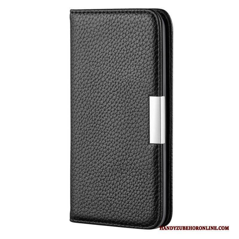 Schutzhülle Für Samsung Galaxy A13 5G / A04s Flip Case Kunstleder Litschi Ultra Chic