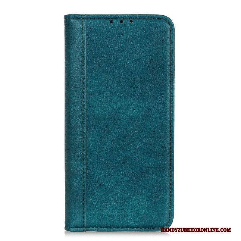 Schutzhülle Für Samsung Galaxy A14 / A14 5G Flip Case Stilvolles Spaltleder