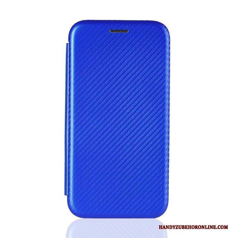 Schutzhülle Für Samsung Galaxy A42 5G Flip Case Kohlefaser