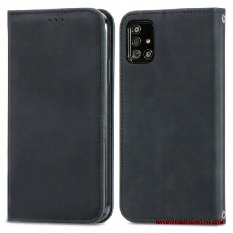 Schutzhülle Für Samsung Galaxy A51 5G Flip Case Vintage-kunstleder