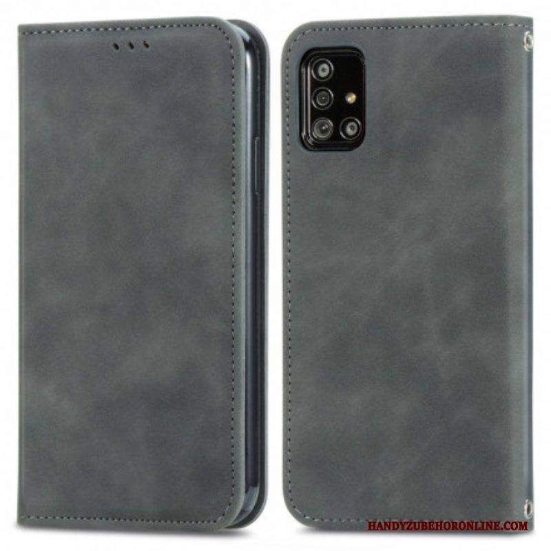 Schutzhülle Für Samsung Galaxy A51 5G Flip Case Vintage-kunstleder