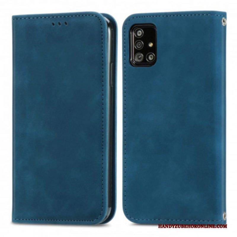 Schutzhülle Für Samsung Galaxy A51 5G Flip Case Vintage-kunstleder