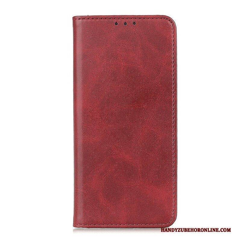 Schutzhülle Für Samsung Galaxy A52 4G / A52 5G / A52s 5G Flip Case Vintage Spaltleder