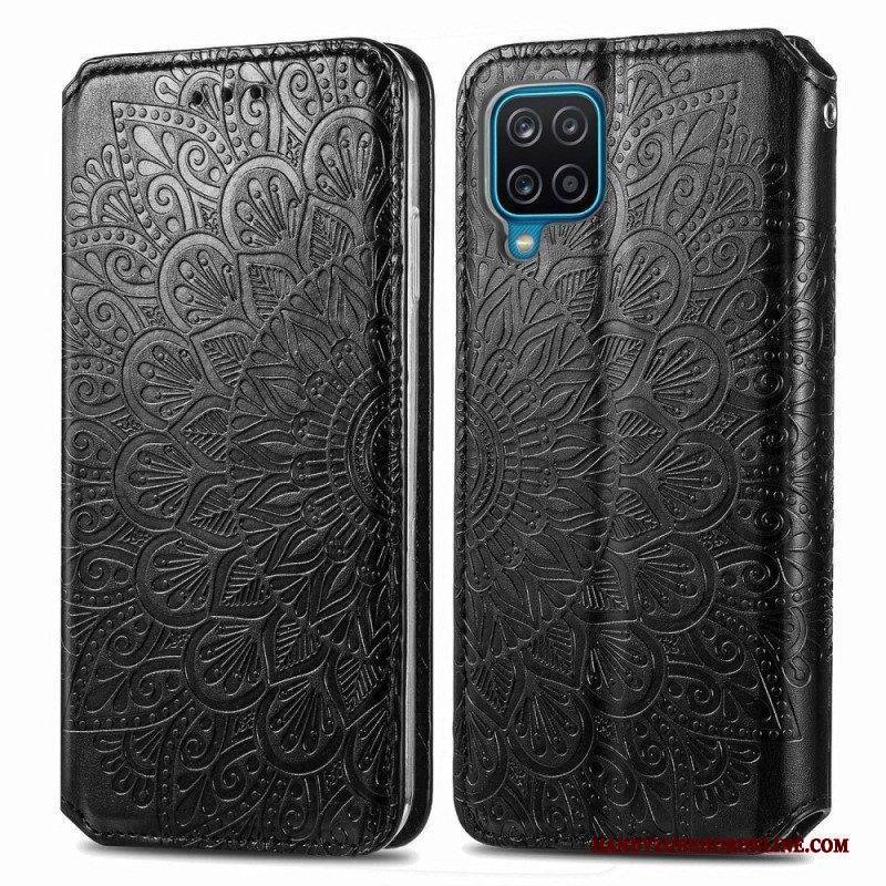 Schutzhülle Für Samsung Galaxy M12 / A12 Flip Case Mandala