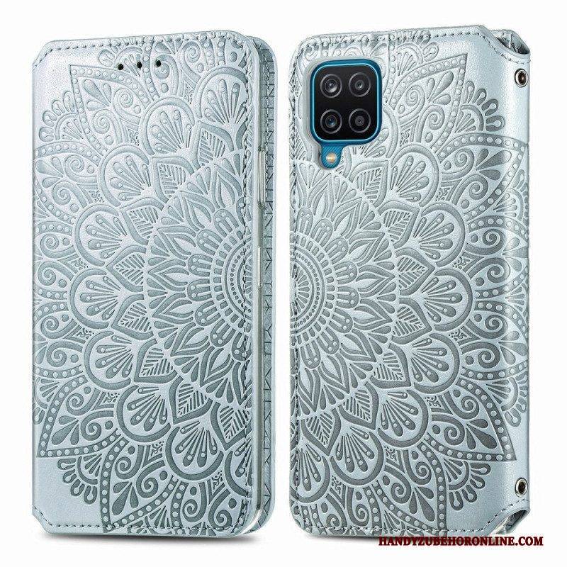 Schutzhülle Für Samsung Galaxy M12 / A12 Flip Case Mandala