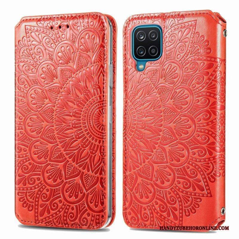 Schutzhülle Für Samsung Galaxy M12 / A12 Flip Case Mandala