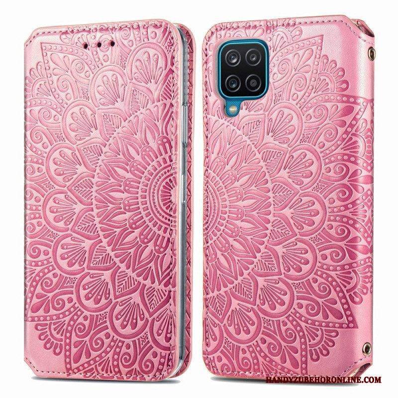 Schutzhülle Für Samsung Galaxy M12 / A12 Flip Case Mandala