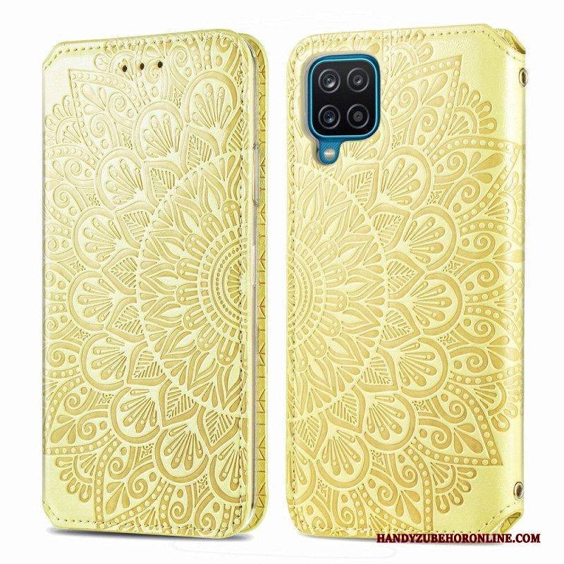 Schutzhülle Für Samsung Galaxy M12 / A12 Flip Case Mandala