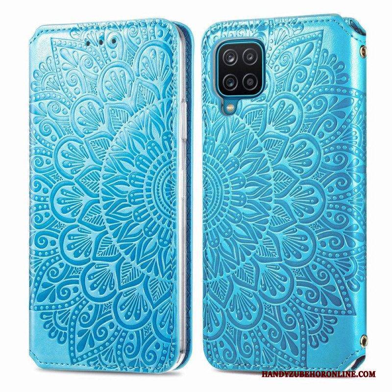 Schutzhülle Für Samsung Galaxy M12 / A12 Flip Case Mandala