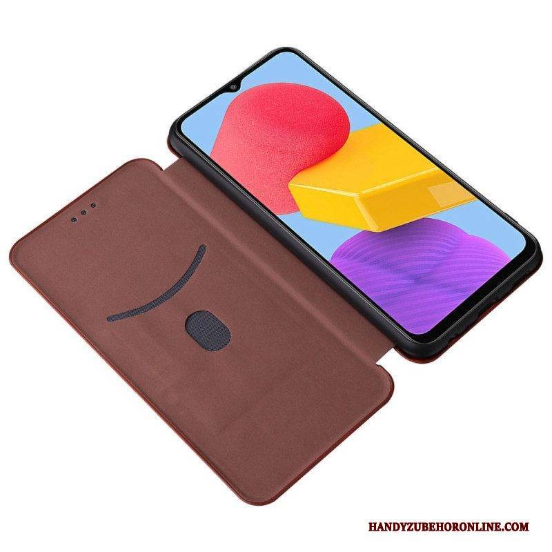 Schutzhülle Für Samsung Galaxy M13 Flip Case Kohlefaser