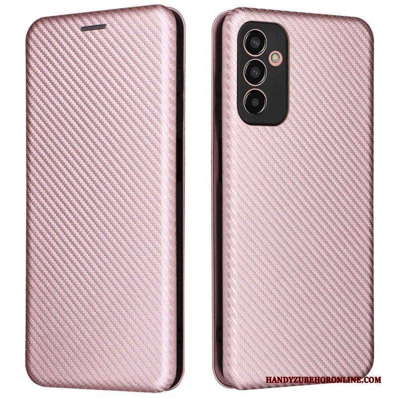 Schutzhülle Für Samsung Galaxy M13 Flip Case Kohlefaser